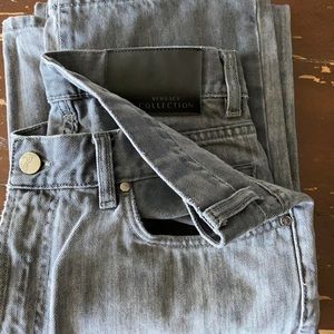 Men’s Versace Collection grey wash jeans.  size says 33.  Fits like a 32 30.